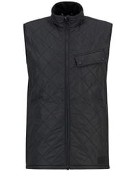 Barbour - Stand-Up Collar Vest - Lyst