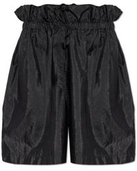 Jil Sander - Ruffled Loose Fit Shorts - Lyst