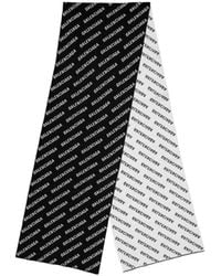 Balenciaga - Letter Print Scarf - Lyst