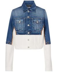 Jean Paul Gaultier - Button-Down Denim Jacket - Lyst