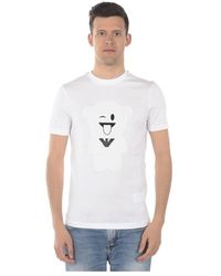 Emporio Armani - Round-Necked T-Shirt - Lyst