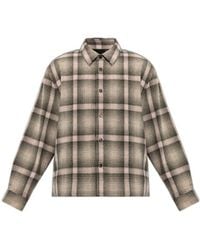 FRAME - Plaid Overshirt - Lyst