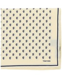 Tom Ford - Polka Dot Square Scarf - Lyst