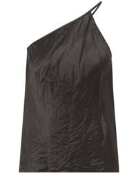 Rick Owens - One Shoulder Slip Top - Lyst