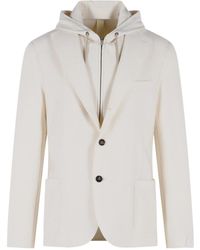 Eleventy - Long-Sleeved Casual Jacket - Lyst