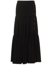 Michael Kors - Pleated Detail Buttoned Skirt - Lyst