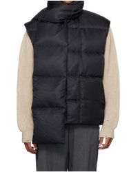 MM6 by Maison Martin Margiela - Scarf Down Vest - Lyst