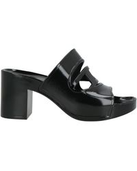 DIESEL - Simple Rubber Sandals - Lyst