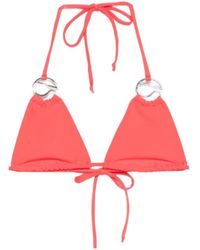 Coperni - Logo-Appliqué Bikini Top - Lyst