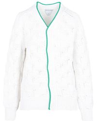 Bottega Veneta - V-Neck Knitted Cardigan - Lyst