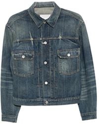 Maison Margiela - Distressed Denim Jacket - Lyst