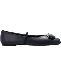 Ferragamo - Zina Flat Ballet Shoes - Lyst