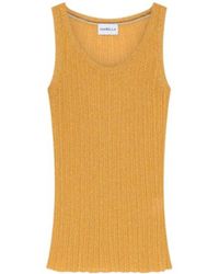 Marella - Lurex-Embellished Vest Top - Lyst