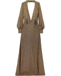 Tom Ford - V-Neck Open-Back Maxi Dress - Lyst