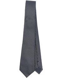 Giorgio Armani - Pattern-Jacquard Tie - Lyst