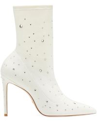 Stuart Weitzman - Crystal-Embellished 110Mm Boots - Lyst