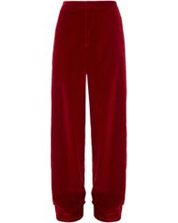 JW Anderson - Jw Anderson Velvet Tuxedo Trousers - Lyst