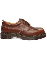 Dr. Martens - Lowell Leather Moc Toe Shoes - Lyst