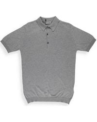 John Smedley - Adrian Fine Knit Polo Shirt - Lyst