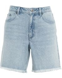 Michael Kors - Boyfriend Denim Shorts - Lyst