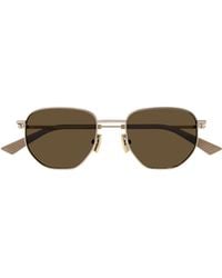 Bottega Veneta - Eyewear Split Panthos Sunglasses - Lyst