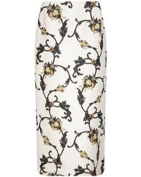 La DoubleJ - La Doublej Floral Print Pencil Skirt - Lyst