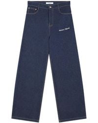 Maison Kitsuné - Maison Kitsuné Wide Leg Jeans - Lyst