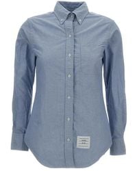 Thom Browne - Oxford Classic Long-Sleeved Shirt - Lyst