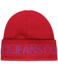 Versace Jeans Couture - Couture Logo Knit Hat - Lyst