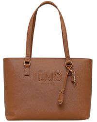Liu Jo - Embossed Padlock Shoulder Bag - Lyst