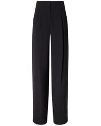 Veronica Beard - High-Waisted Wide-Leg Pants - Lyst
