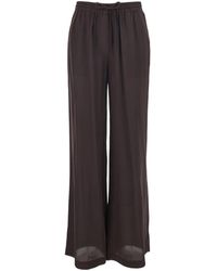 P.A.R.O.S.H. - Pants With Elastic Drawstring Waist - Lyst