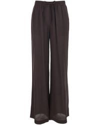 P.A.R.O.S.H. - Pants With Elastic Drawstring Waist - Lyst