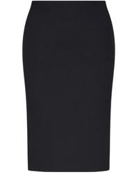 Giorgio Armani - High-Waisted Fitted Skirt - Lyst