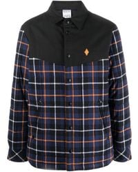 Marcelo Burlon - County Of Milan Cross Checked Overshirt - Lyst