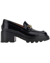 Tod's - Logo Plauqe Slip-On Loafers - Lyst