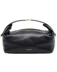 Calvin Klein - Andy Small Leather Shoulder Bag - Lyst