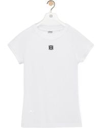 Loewe - Anagram Embroidery Small Fit T-Shirt - Lyst