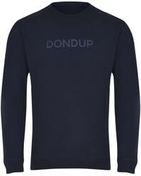 Dondup - Logo Crew Neck Sweatshirt - Lyst