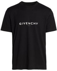 Givenchy - Logo Printed Crewneck T-Shirt - Lyst