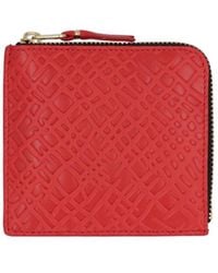 Comme des Garçons - Comme Des Garçons Wallet All-Over Embossed Detail Wallet - Lyst
