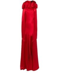 Simone Rocha - Bow-Detail Open-Back Silk Satin Gown - Lyst