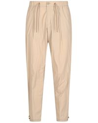 Herno - Drawstring Pleated Trousers - Lyst