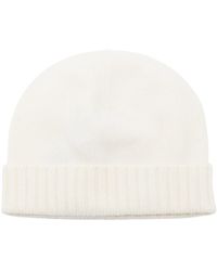 Malo - Fine-Knit Turn-Up Brim Beanie - Lyst