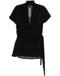 Rick Owens - Wrapped Blouse - Lyst