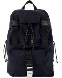 A.P.C. - Treck Buckled Drawstring Backpack - Lyst