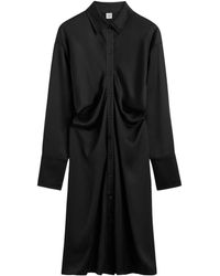 TOTEME - Totême Slouched Buttoned Shirt Dress - Lyst