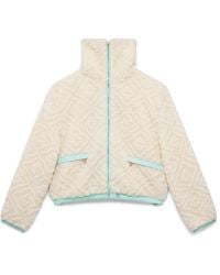 CASABLANCA - Monogram Jacquard Fleece Jacket - Lyst