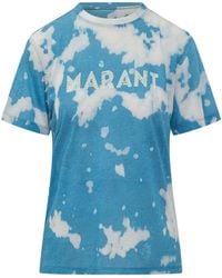 Isabel Marant - Isabel Marant Étoile Zewel Tie-Dyed Crewneck T-Shirt - Lyst