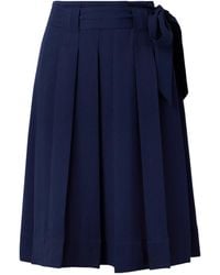 Proenza Schouler - Jess Lace-Up Pleated Midi Skirt - Lyst